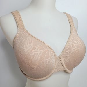 Wacoal beige breast cancer ribbon bra 34D